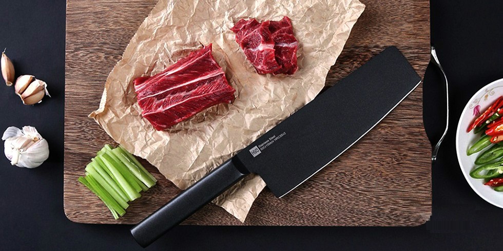 ست 2 عددی چاقو و ساطور آشپزخانه شیائومی مدل HU0015