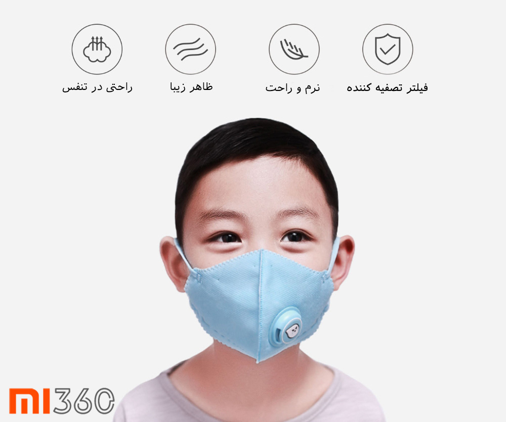 ماسک تنفسی کودک شیاومی مدل Air Pop