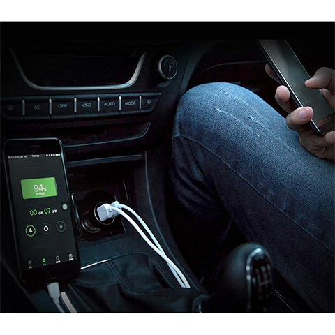 شارژر فندکی فست شارژ شیائومی مدل Zmi car charger QC3 (7) شارژر فندکی فست شارژ شیائومی مدل Zmi car charger QC3.0