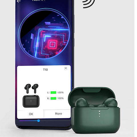 هندزفری بلوتوث کیو سی وای شیائومی مدل QCY T10 Earbuds (2) هندزفری بلوتوث کیو سی وای شیائومی مدل QCY T10 Earbuds