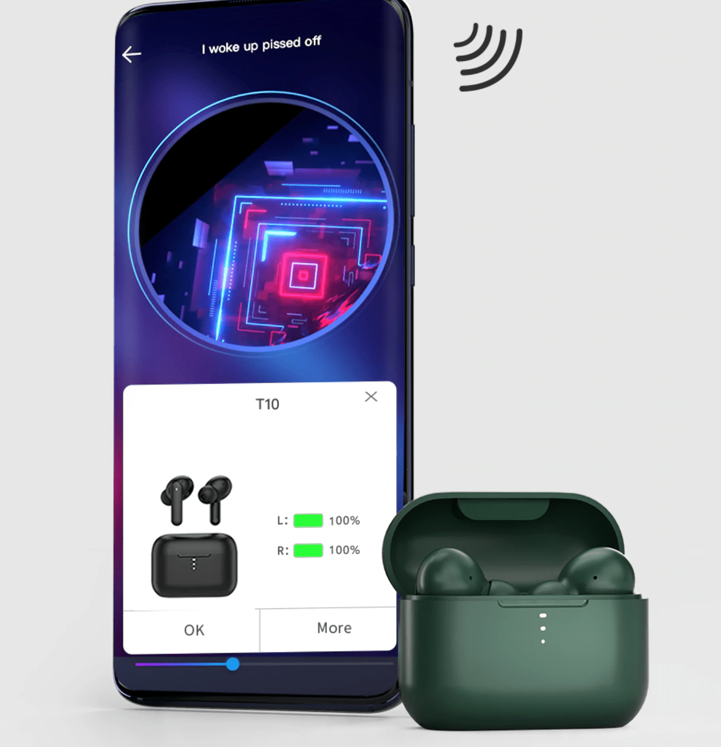 هندزفری بلوتوث کیو سی وای شیائومی مدل QCY T10 Earbuds