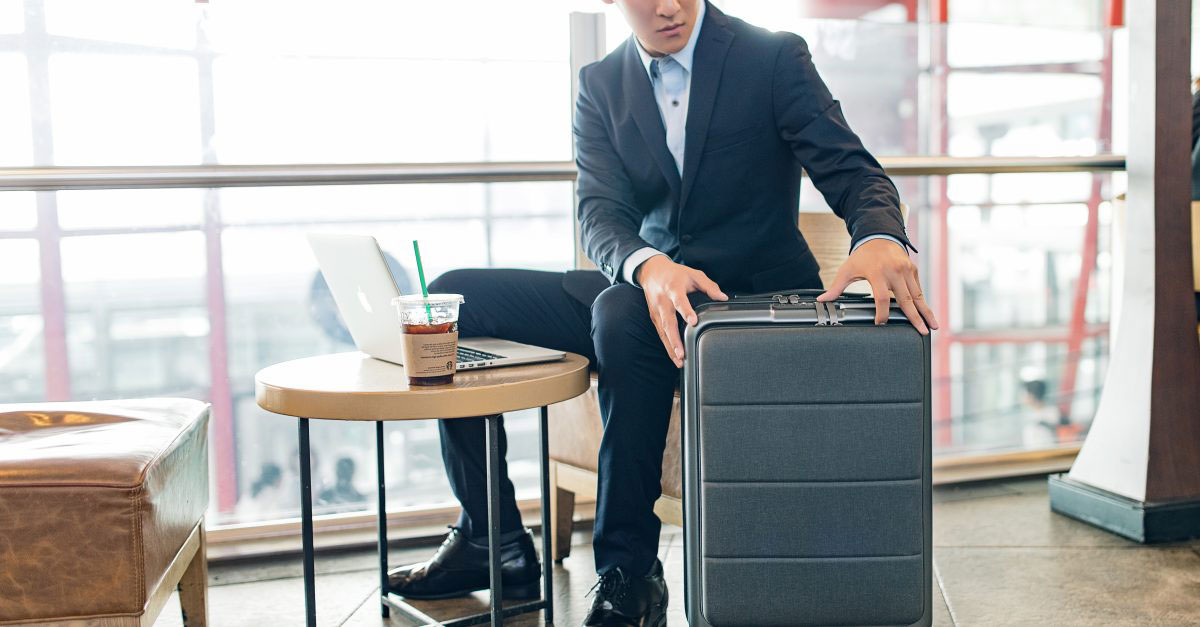 چمدان مسافرتی قفل‌دار شیائومی Xiaomi 90FUN Business Luggage 20 inch Suitcase
