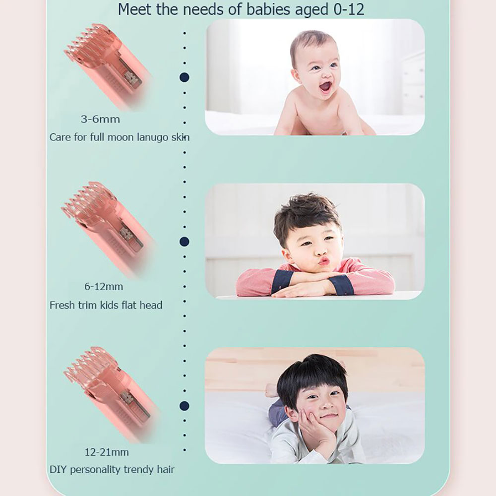 ماشین اصلاح موی سر کودک شیائومی مدل Xiaomi Enchen YOYO Baby Silent Hair Trimmer