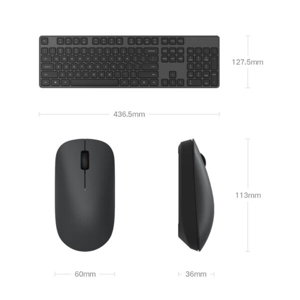 باندل ماوس و کیبورد بی‌سیم شیائومی Xiaomi Mi Wireless Keyboard Mouse Set WXJS01YM
