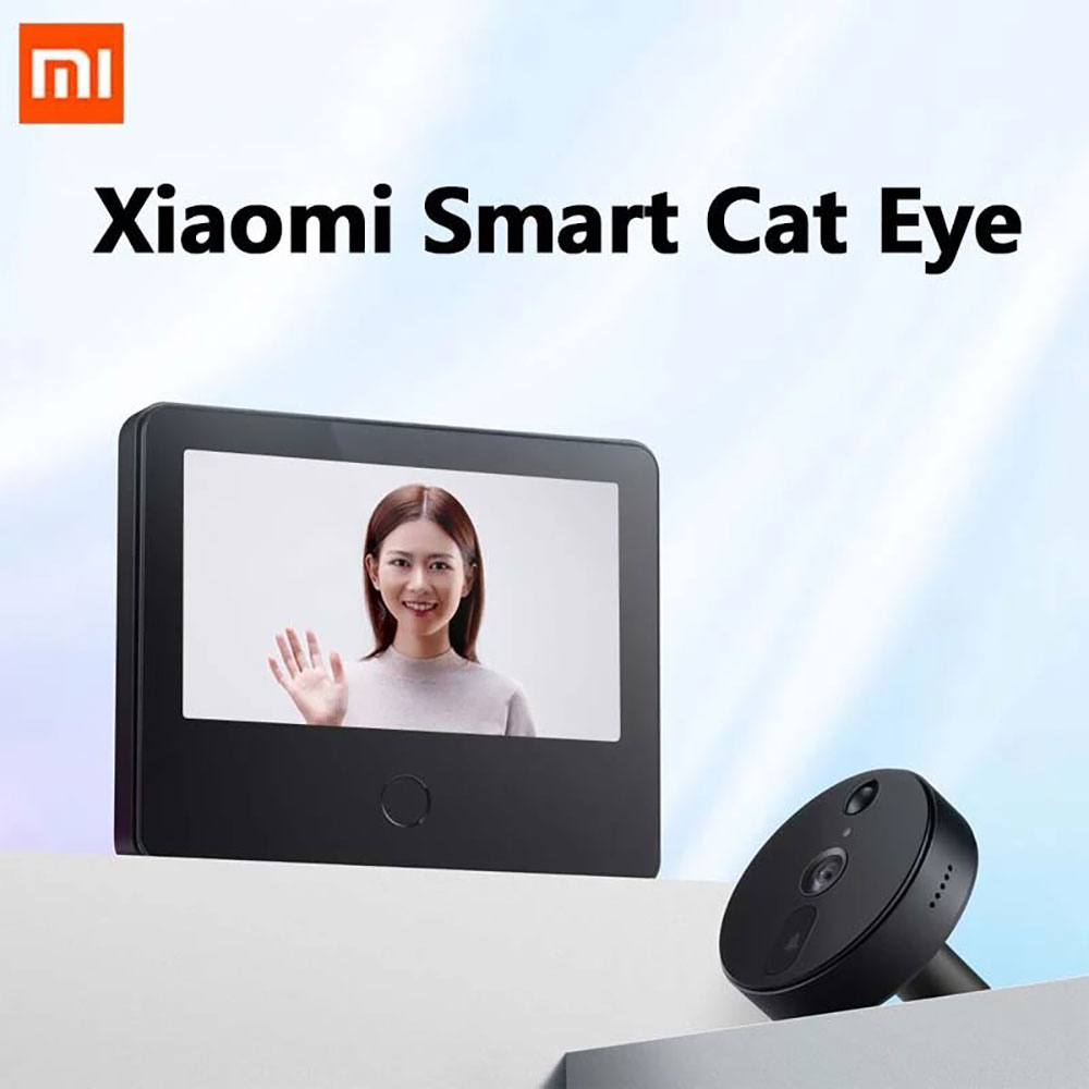 چشمی درب شیائومی Mijia Smart-Cat Eye Camera Wireless Video Doorbell LSC-M01