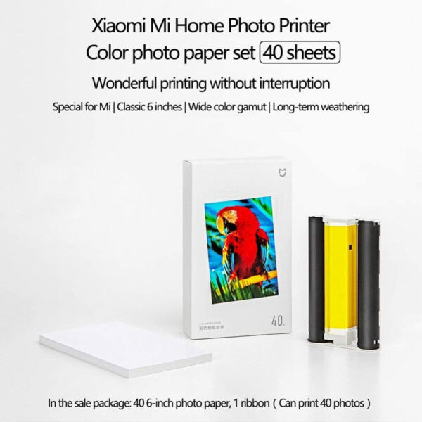 پرینتر عکس شیائومی میجیا مدل Xiaomi Photo Printer Mijia White ZPDYJ01HT
