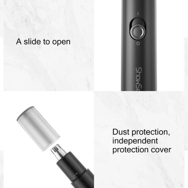 موزن گوش و بینی شیائومی Xiaomi Showsee C1-BK Portable Electric Nose Hair Trimmer