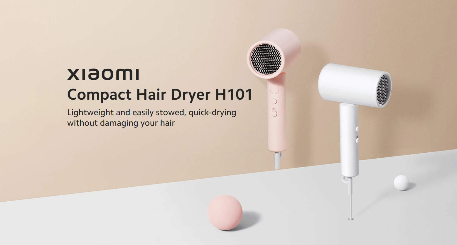 سشوار مسافرتی شیائومی مدل Xiaomi Compact Hair Dryer H101