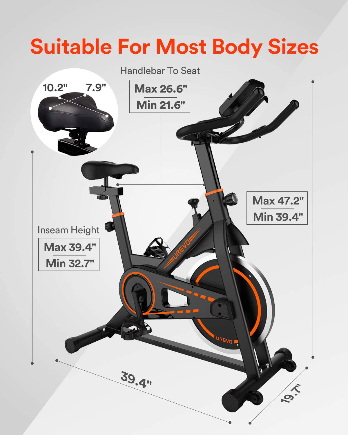 دوچرخه ثابت شیائومی مدل Xiaomi UREVO U6 Indoor Exercise Bike