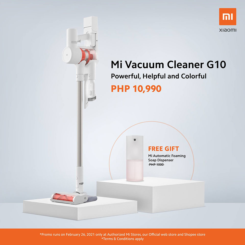 قیمت ، خرید ، بررسی و مشخصات جارو شارژی شیائومی Mi Vacuum Cleaner G10