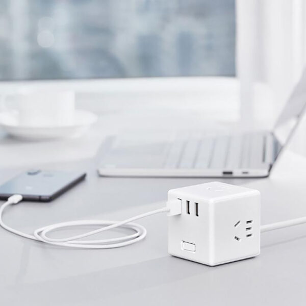 Xiaomi Mijia Cube Converter- xiaomi360 (3) آداپتور تبدیل برق شیائومی Mijia Rubik Cube