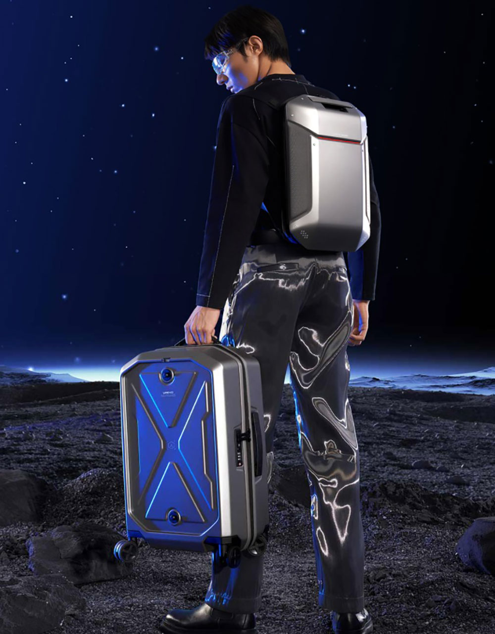 چمدان شیائومی UREVO EVA Magnetic Suitcase