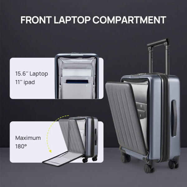 چمدان شیائومی مدل 90GO Front-Opening Business Suitcase