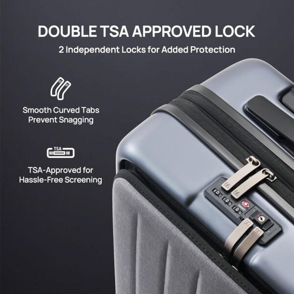 چمدان شیائومی مدل 90GO Front-Opening Business Suitcase