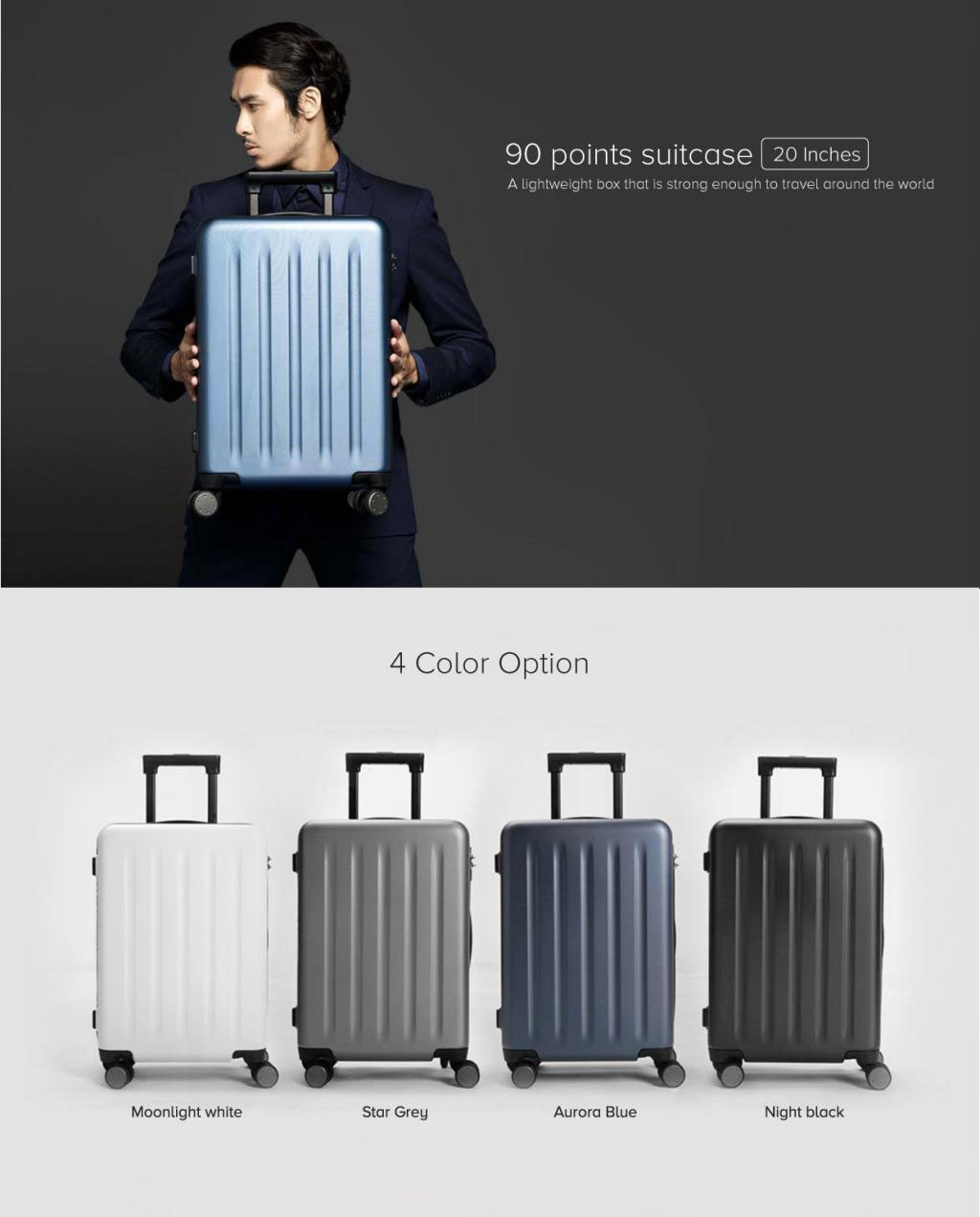 چمدان تجاری سبک 90Point 20-Inch