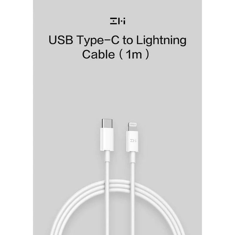 کابل تبدیل USB-C به لایتنینگ شیائومی ZMI AL870C