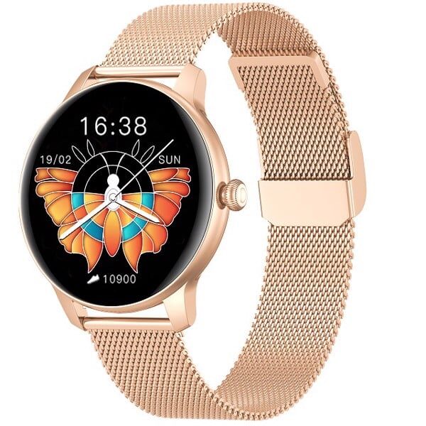 Kieslect Lady Smart Watch L11 with Gold Metal Strap