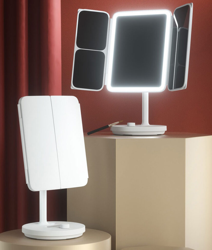 خرید و مشخصات آینه آرایشی شیائومی jordan & judy Makeup Mirror NV536