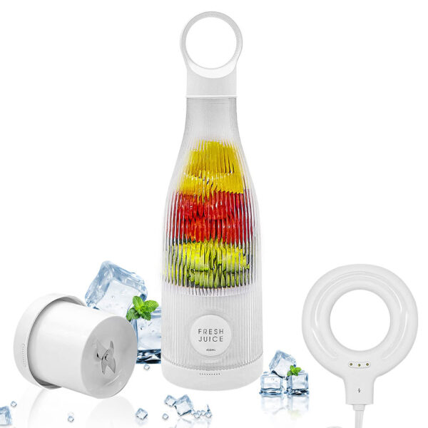 بطری مخلوط کن قابل حمل Fresh Juice Bottle Blender 450ML V4