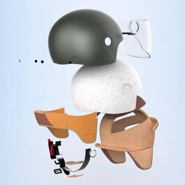 کلاه ایمنی شیائومی Smart 4U retro knight