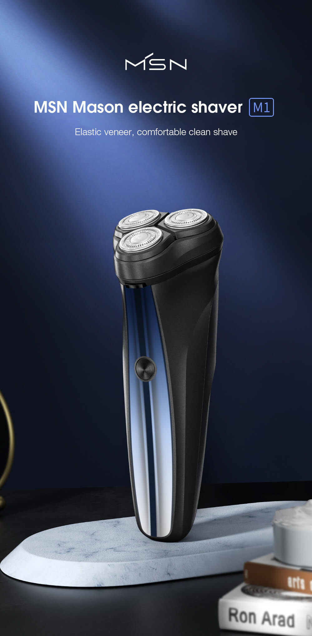 MSN Mason Electric Shaver M1 – xiaomi360 (7) ماشین ریش تراش شارژی شیائومی M1
