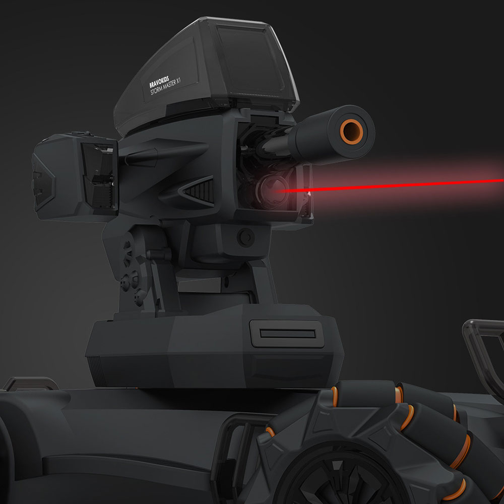 Xiaomi BravoKids Storm Master X1 – xiaomi360 (12) ماشین کنترلی همراه با تفنگ شیائومی BravoKids X1