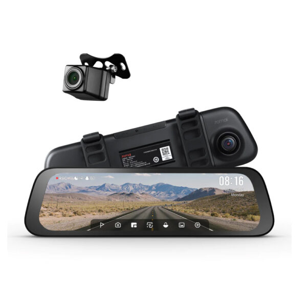 دوربین خودروی شیائومی مدل 70mai Rearview Dash Cam S500 set