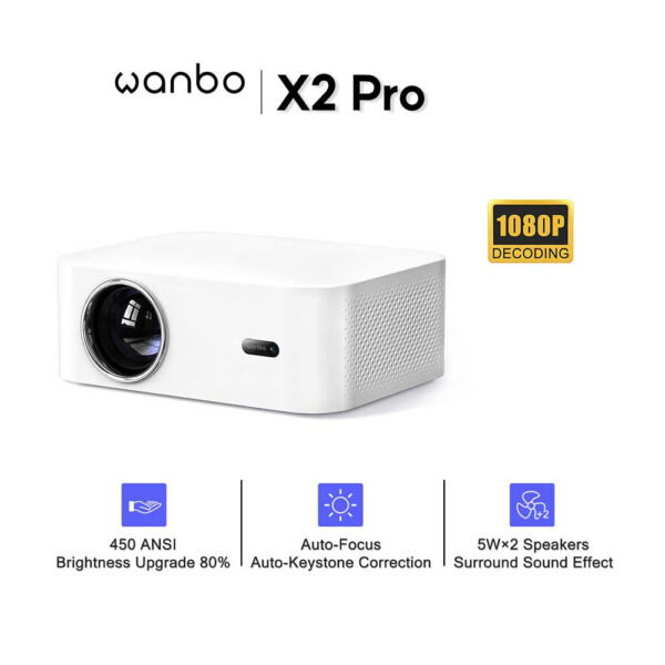 ویدئو پروژکتور ونبو مدل WANBO X2 Pro