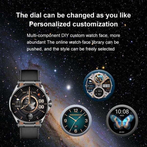 ساعت هوشمند هی پلاس شیائومی مدل Xiaomi heyplus gtr bluetooth call smartwatch