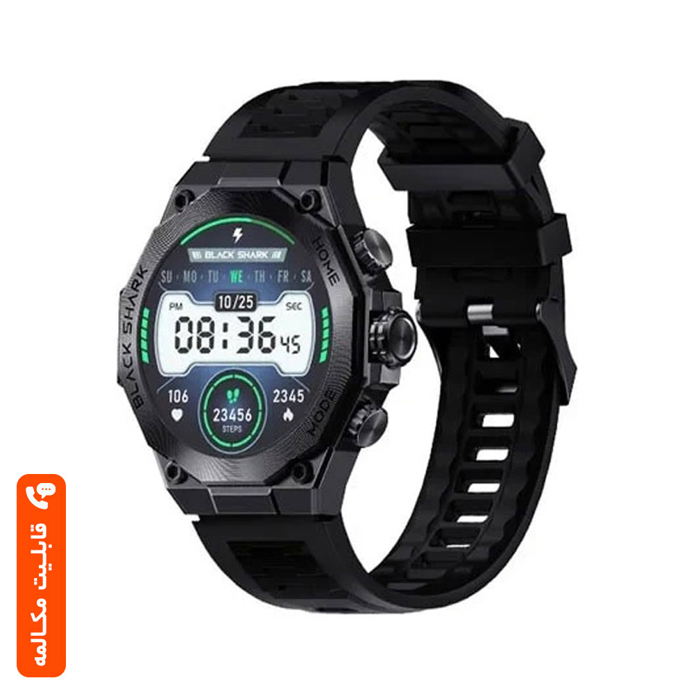 ساعت هوشمند بلک شارک Black Shark S1 Pro Smart Watch Global Version ساعت هوشمند بلک شارک Black Shark S1 Pro Smart Watch Global Version