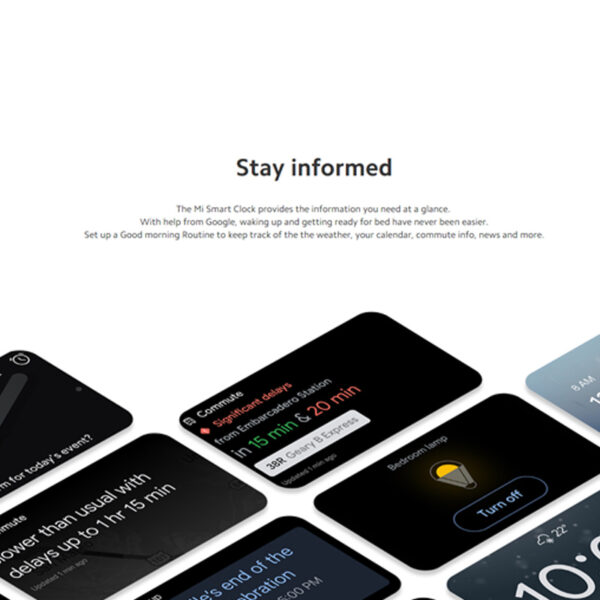 ساعت رومیزی هوشمند شیائومی مدل Xiaomi Mi Smart Clock