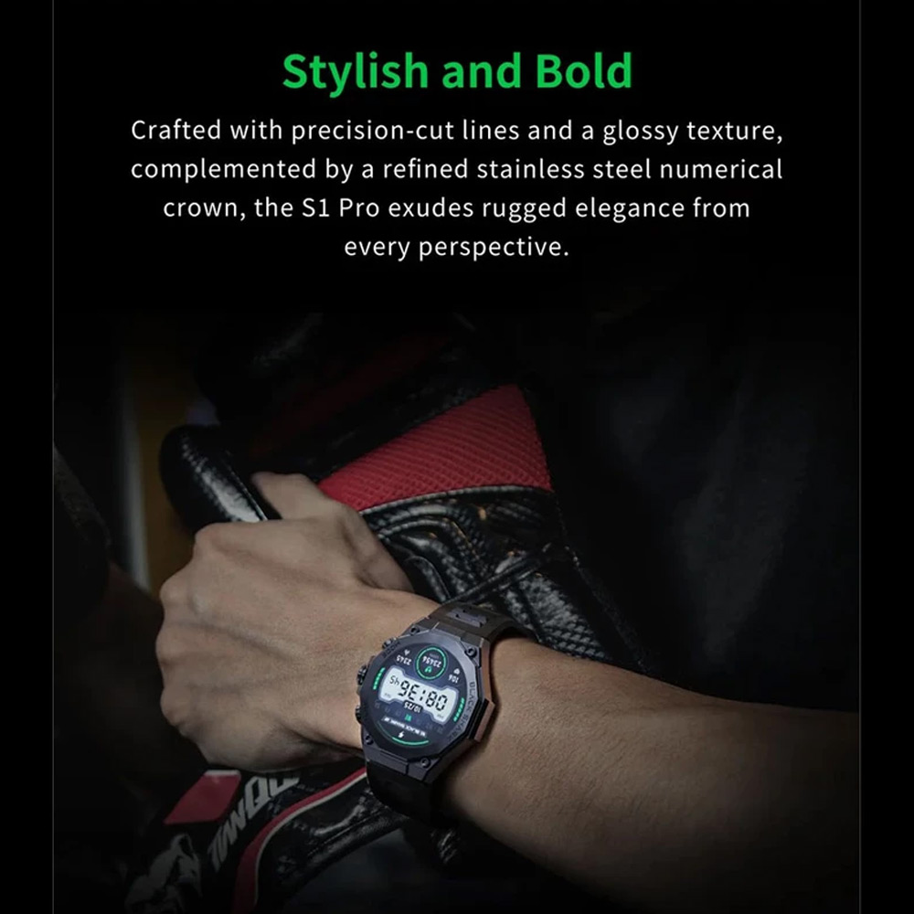 ساعت-هوشمند-بلک-شارک-Black-Shark-S1-Pro-Smart-Watch-Global-Version