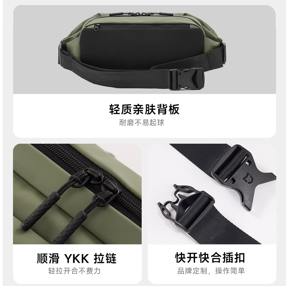 کیف-کمری-شیائومی-Mijia-Multifunctional-Sports-and-Leisure-Chest-Bag-MJXB01RM کیف کمری شیائومی Mijia Multifunctional Sports and Leisure Chest Bag MJXB01RM