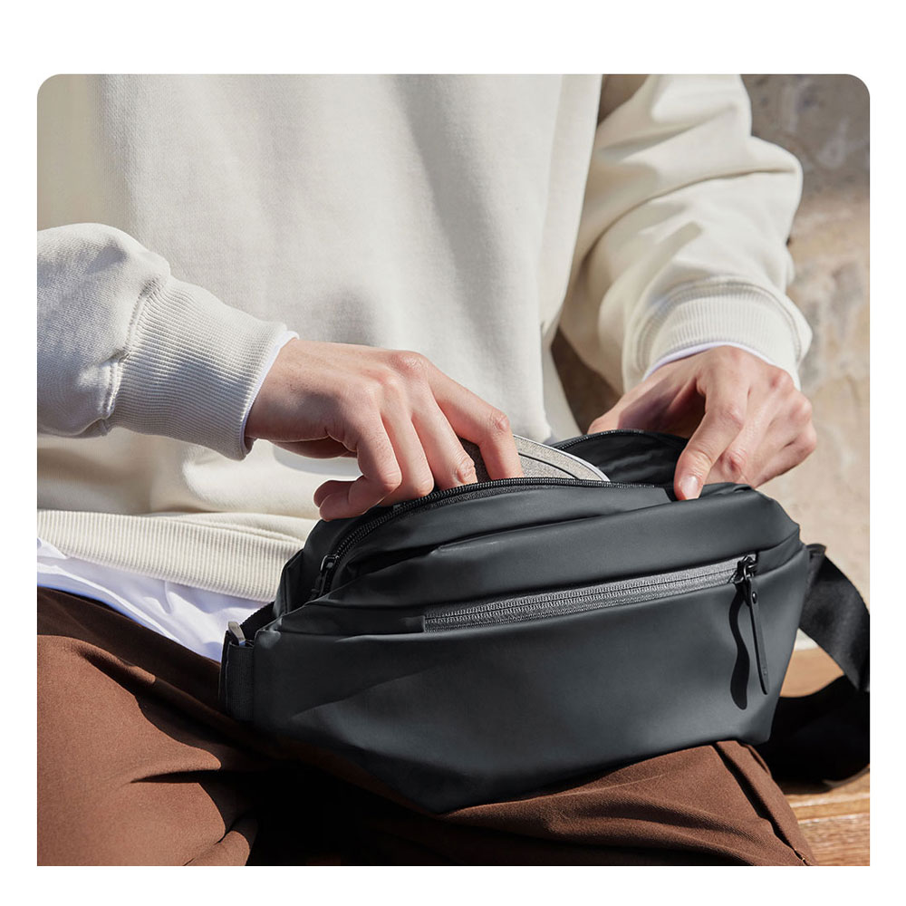 کیف-کمری-شیائومی-Mijia-Multifunctional-Sports-and-Leisure-Chest-Bag-MJXB01RM کیف کمری شیائومی Mijia Multifunctional Sports and Leisure Chest Bag MJXB01RM