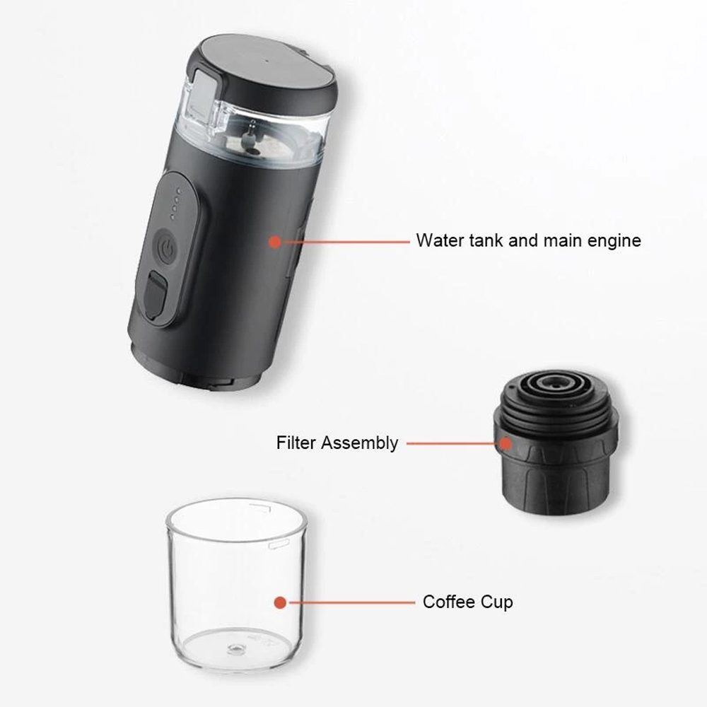 دستگاه-اسپرسو-ساز-شارژی-قابل-حمل-Mini-Electric-Espresso-Maker-CF-1801BGC دستگاه اسپرسو ساز شارژی قابل حمل Mini Electric Espresso Maker CF-1801BGC