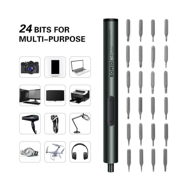 ست پیچ گوشتی شارژی شیائومی Bomidi 24 in 1 Electric screwdriver set EPS01