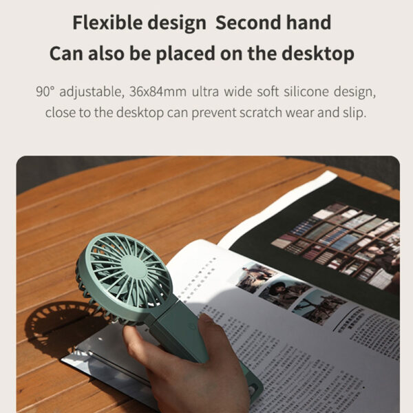 پنکه دستی مدل Xiaomi Youpin VH F16 JU Double Fan Blade Handheld Electric Fan