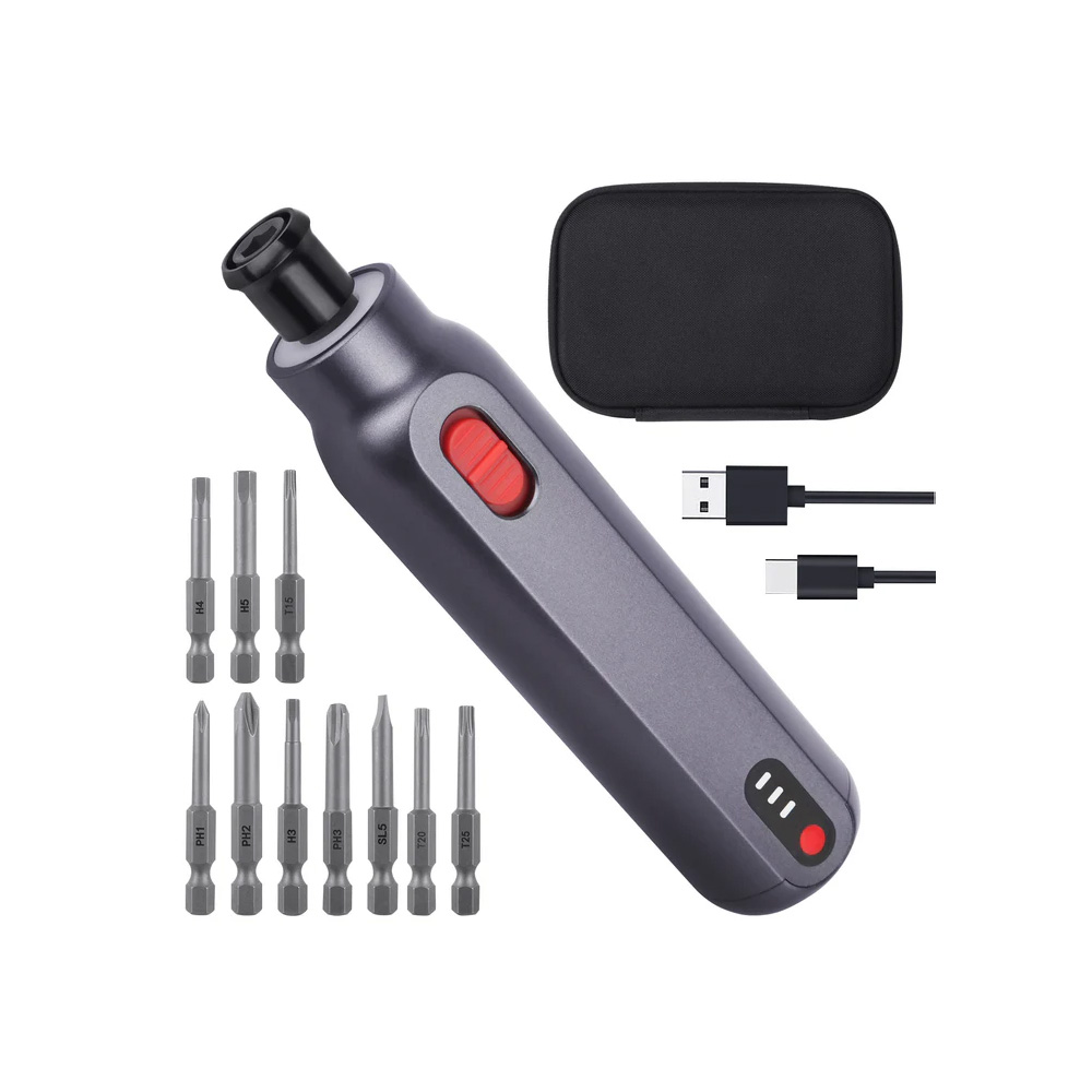 پیچ گوشتی شارژی 10 عددی Ratchet Screwdriver 10 Pcs Bomidi ESS01