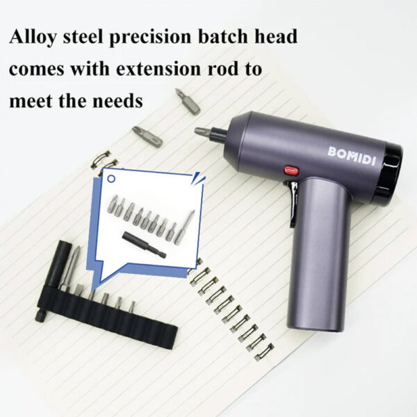 پیچ گوشتی شارژی تفنگی BOMIDI EGS01 Gun Type Electric Screwdriver