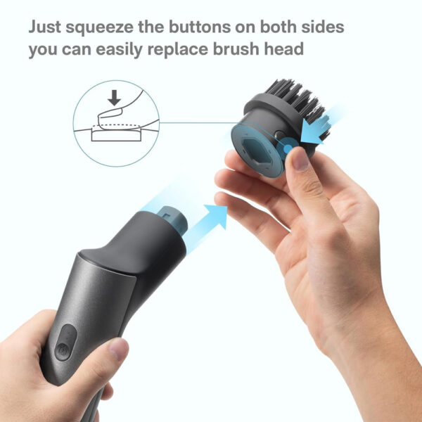 ابزار تمیز کننده قدرتمند و چند کاره HOTO Electric Spin Scrubber