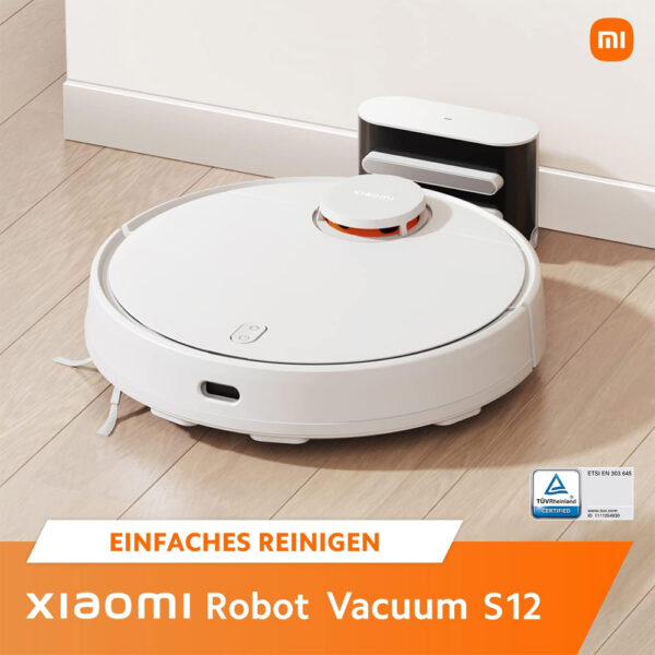 ربات جاروبرقی شیائومی مدل Xiaomi S12 Robot Vacuum Cleaner