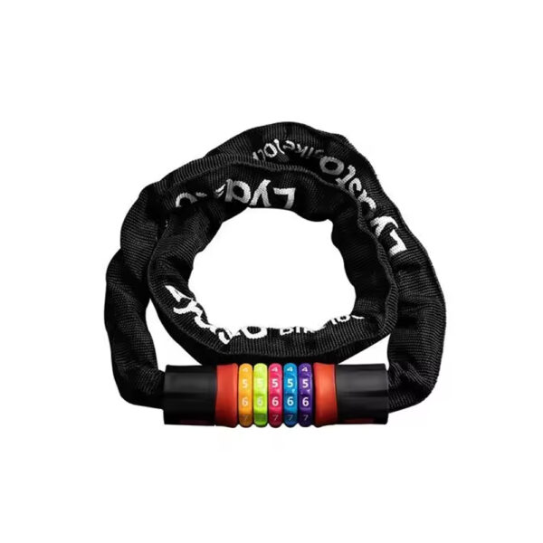 قفل رمزدار دوچرخه رنگین کمانی شیائومی مدل Xiaomi Youpin Lydsto Rainbow Lock Digital Chain Rope Bicycle