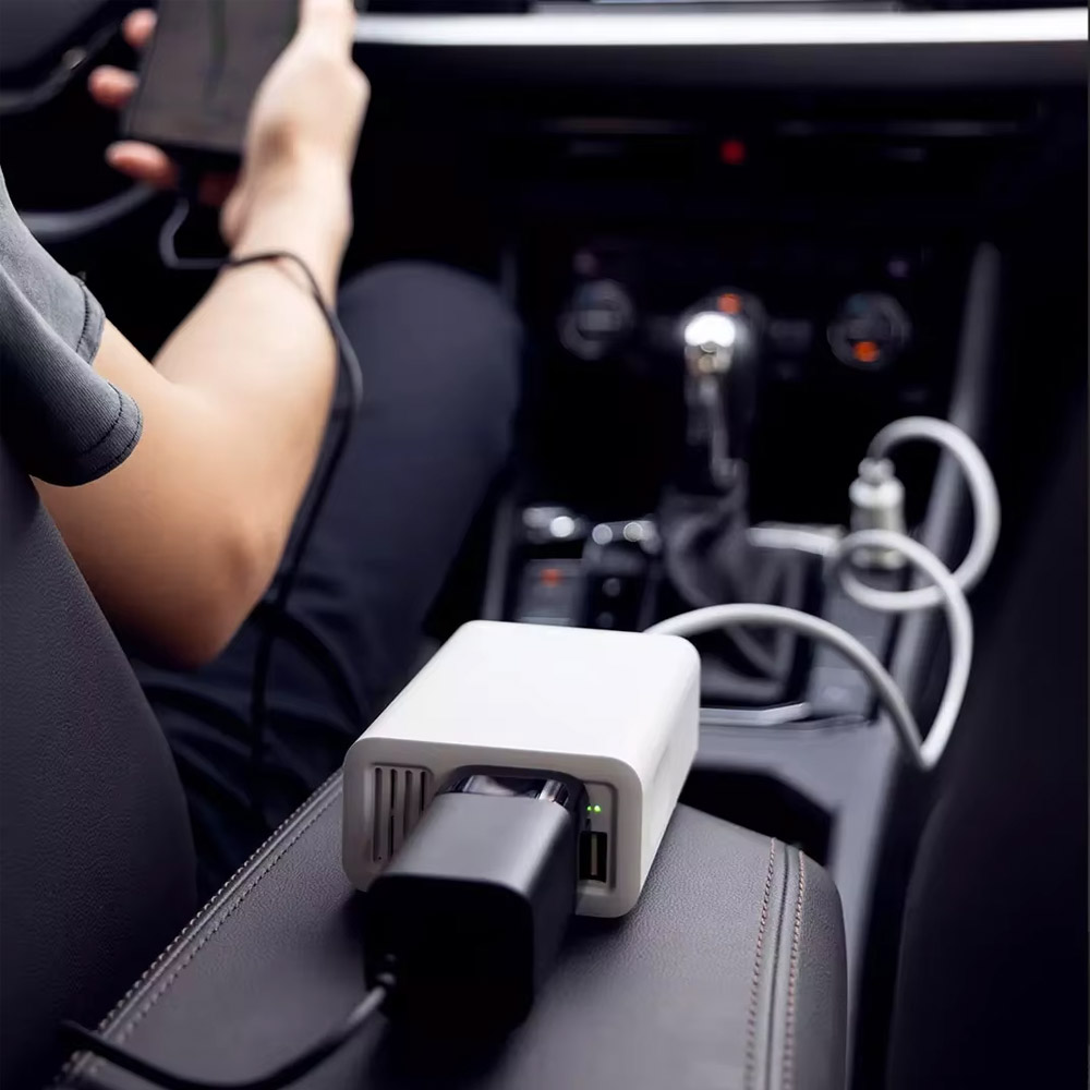 اینورتر و مبدل برق خودرو شیائومی Xiaomi Youpin Lydsto Car Power Inverter Standard YM-CZNBQ01