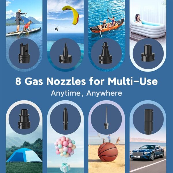 پمپ باد شیائومی مدل hydsto multifunctional air pump CarCharjer