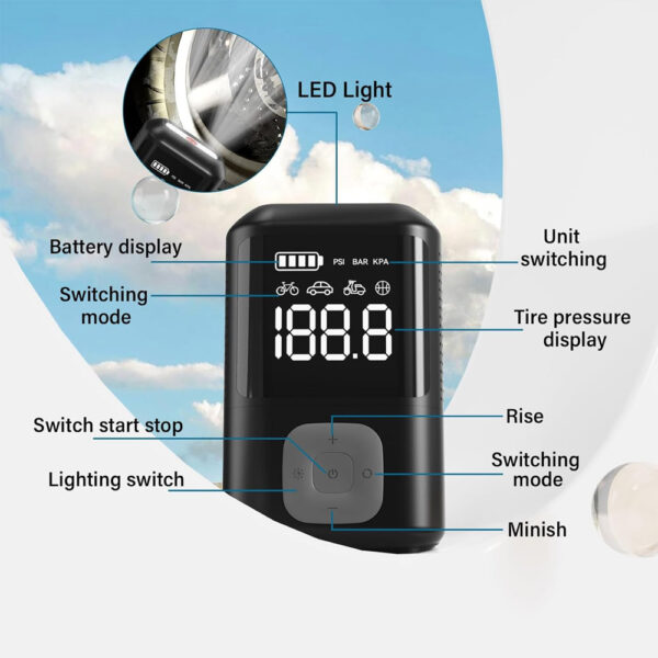 کمپرسور باد شارژی شیائومی Xiaomi Lydsto 1S YY-CQB01
