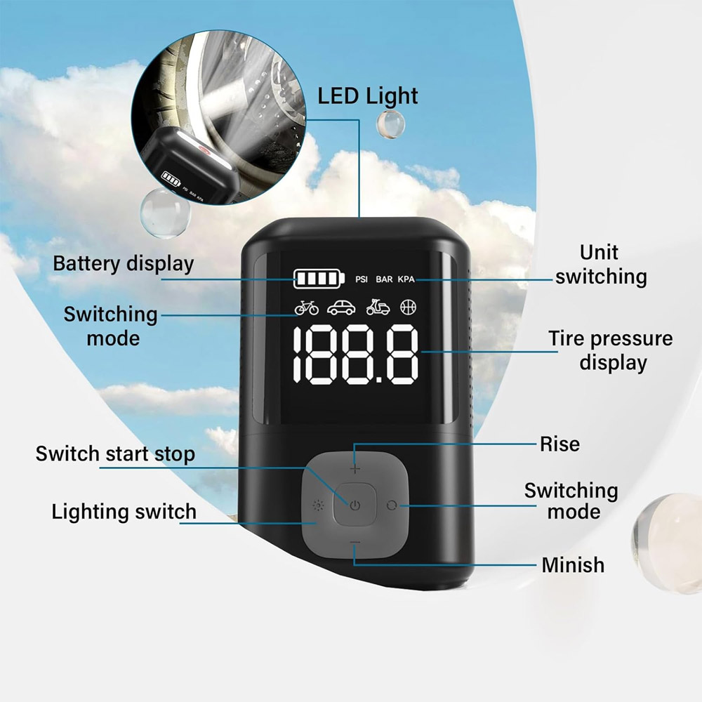 کمپرسور باد شارژی شیائومی Xiaomi Lydsto 1S YY-CQB01