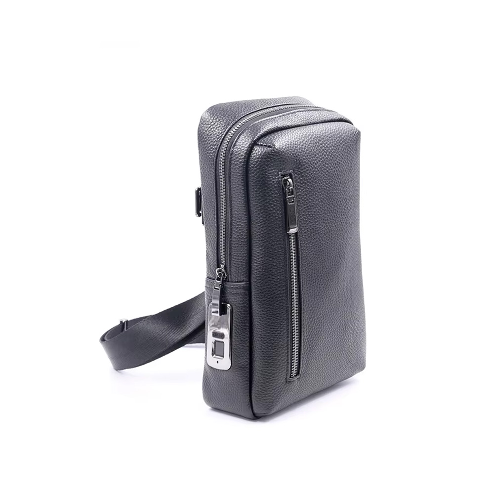کیف کمری چرمی با قفل اثر انگشت مدل Fipilock FL-V2214