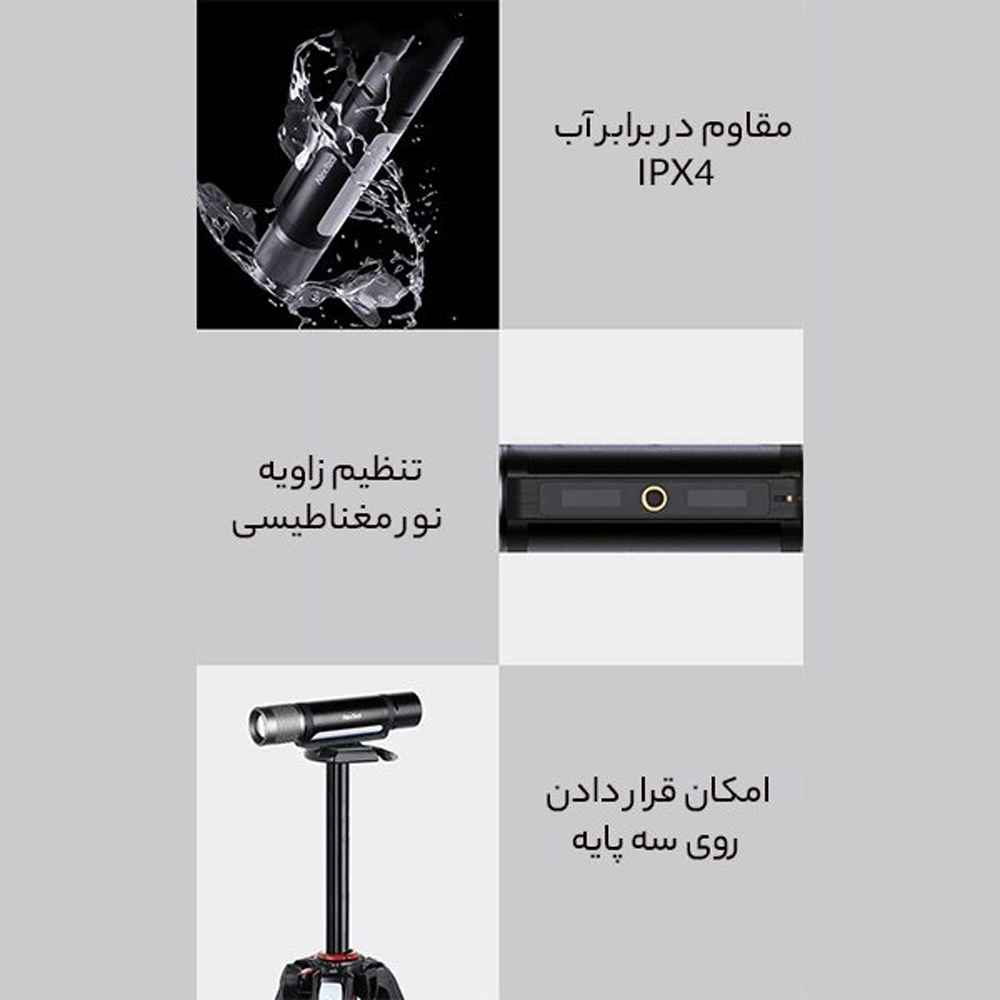 چراغ قوه شارژی 12 کاره شیائوم Xiaomi NexTool NE20161 flashlight