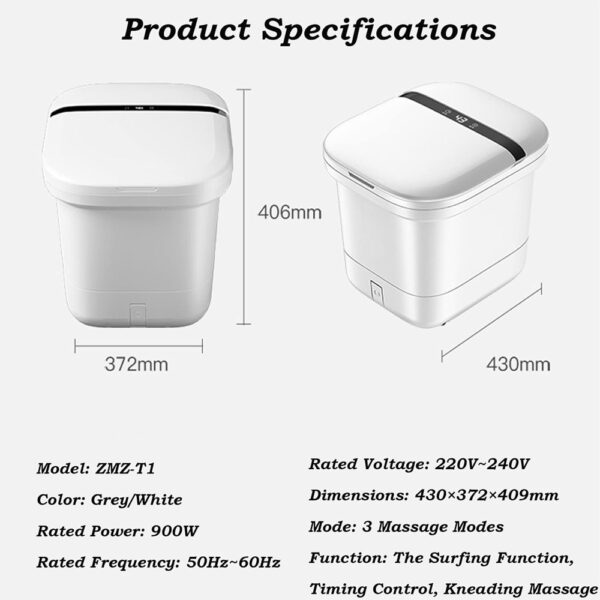 ماساژور پا شیائومی Mijia Intelligent Sterilisation Foot Bath