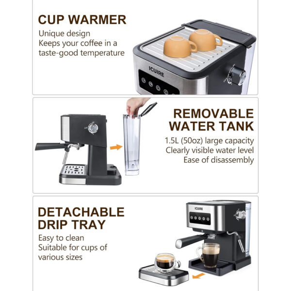 دستگاه اسپرسو ساز شیائومی مدل ICUIRE Espresso Machine CM3000